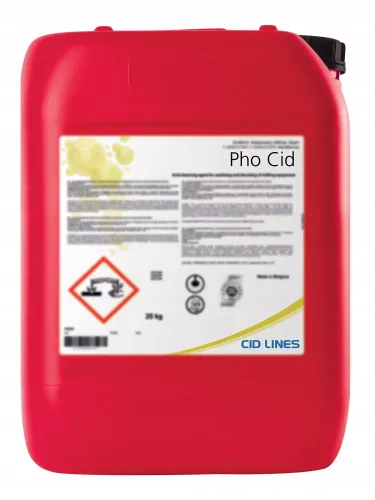 Pho Cid Cid Lines mycie urządzeń udojowych i zbiorników