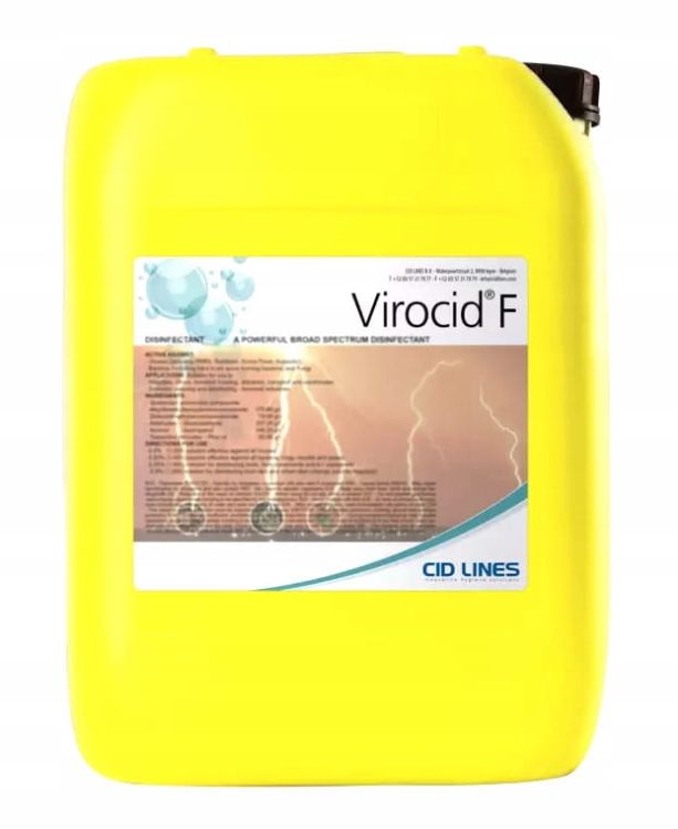Virocid F ASF środek do dezynfekcji, wirusobójczy, grzybobójczy, bakteriobójczy Cid Lines.jpg