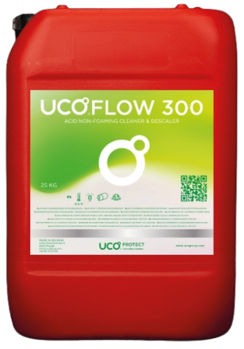 Uco Flow 300 środek do czyszczenia odkamieniacz maszyn do dojenia.png