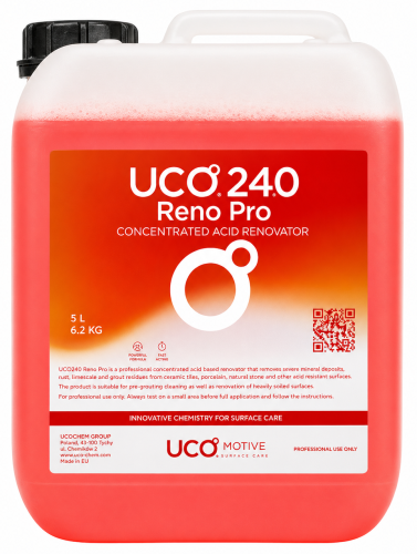 Uco 240 Reno Pro skoncentrowany produkt kwasowy, bardzo dobrze sprawdza się na czyszczenie aluminium, banerów, felg.png